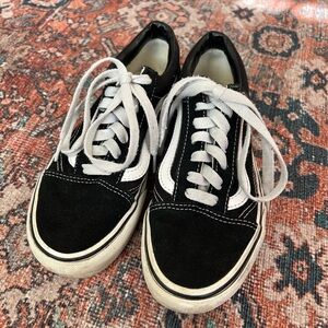 Vans Old Skool Platform Black and White Sneakers